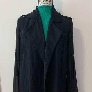 Vintage Y2K sheer long jacket